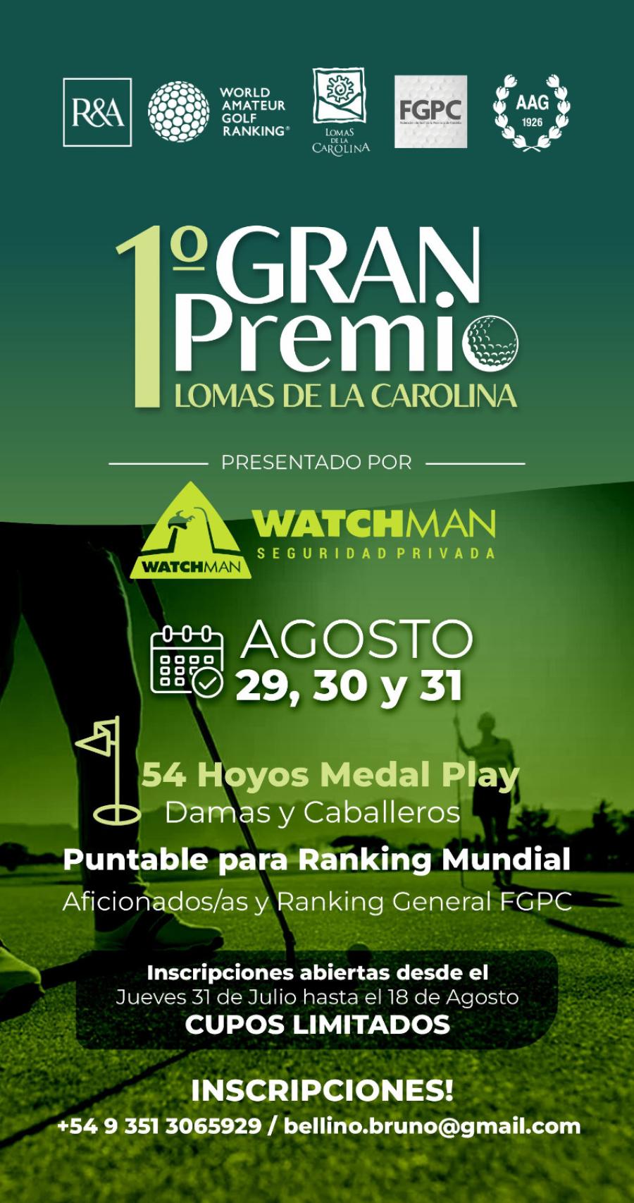 El Gran Premio Lomas de la Carolina se suma al Ranking de Aficionados de la FGPC