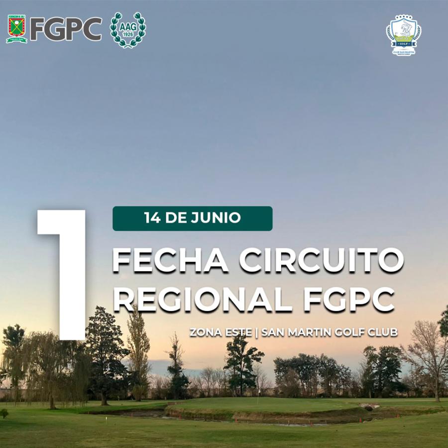 San Martin Golf Club recibe el Circuito Regional de la FGPC - Salidas 