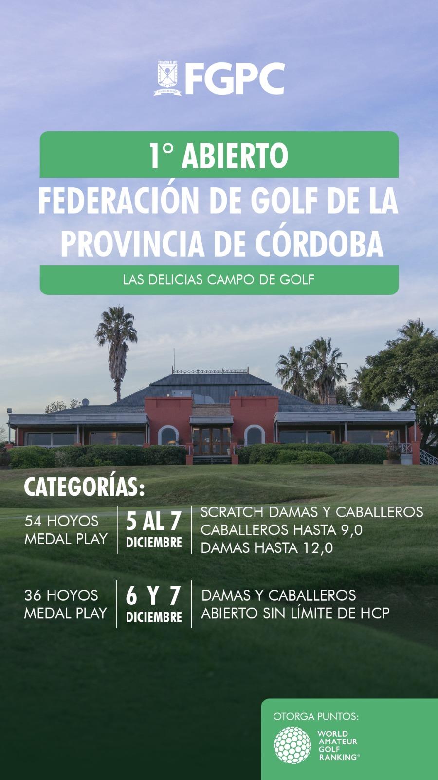 La FGPC tiene su Primer Abierto