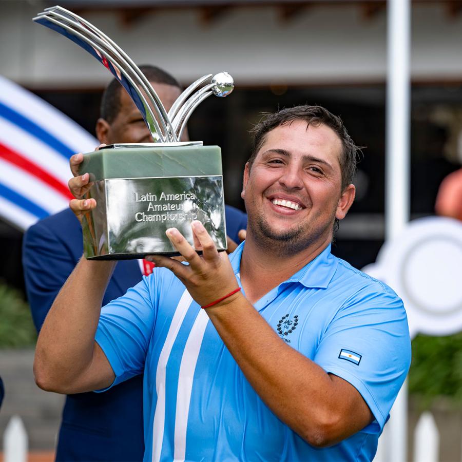 Mateo Pulcini se consagró campeón del Latin America Amateur Championship 
